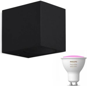 Philips Hue Mantra Kandachu Wandlamp Incl. Hue White & Color Ambiance Zwart