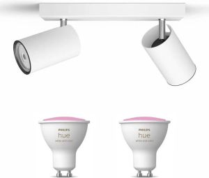 Philips Hue Philips myLiving Kosipo Opbouwspot Wit 2 Lichtpunten Spotjes Opbo…