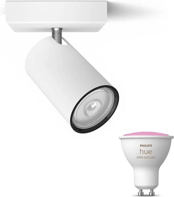 Philips Hue Philips myLiving Kosipo Opbouwspot Zwart 1 Lichtpunt Spotjes Opbo…