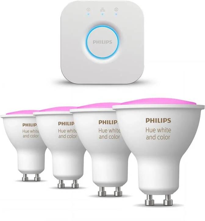 Philips Hue Starterspakket White and Color Ambiance GU10 - Foto 1