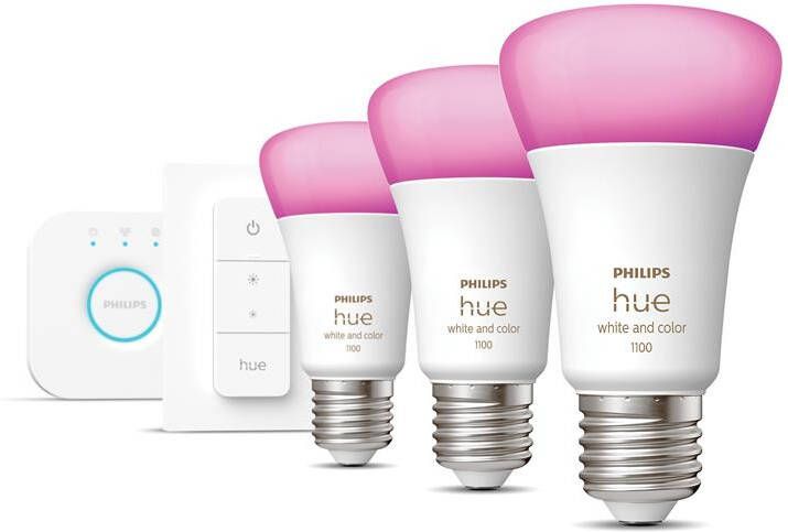 Philips Hue " White & Color Ambiance Lichtbron E27 Starterkit "