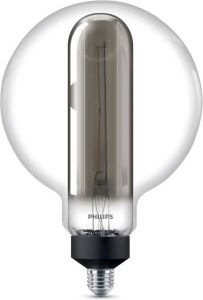 Philips LED Modern filament edison globe lamp gefumeerd dimbaar E27…