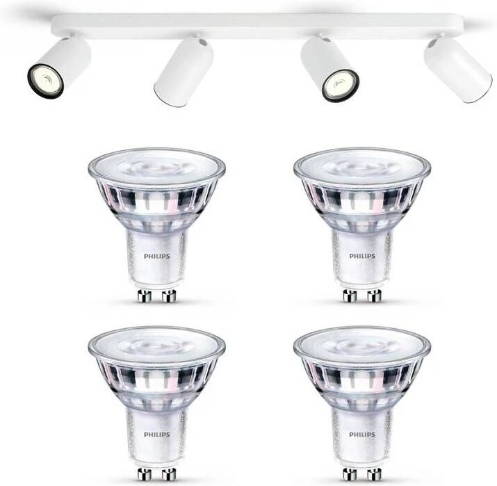 Philips myLiving Pongee Opbouwspot 4x LED Scene Switch