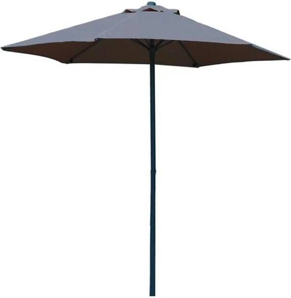 PimXL Parasol rond Ø 200cm antraciet