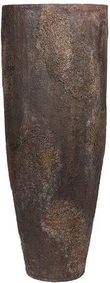 Pottery Pots Plantenbak Bruin-Grijs D 36 cm H 80 cm