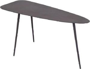 PTMD COLLECTION PTMD Melvy Aubergine alu sidetable triangle S