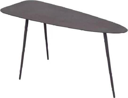 PTMD COLLECTION PTMD Bijzettafel Melvy 76x33x39 cm Aluminium Paars