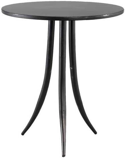 PTMD COLLECTION PTMD Maeve Ronde Tafel H45 x Ø39 cm Metaal Zwart