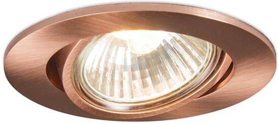 QAZQA Moderne inbouwspot koper kantelbaar Cisco