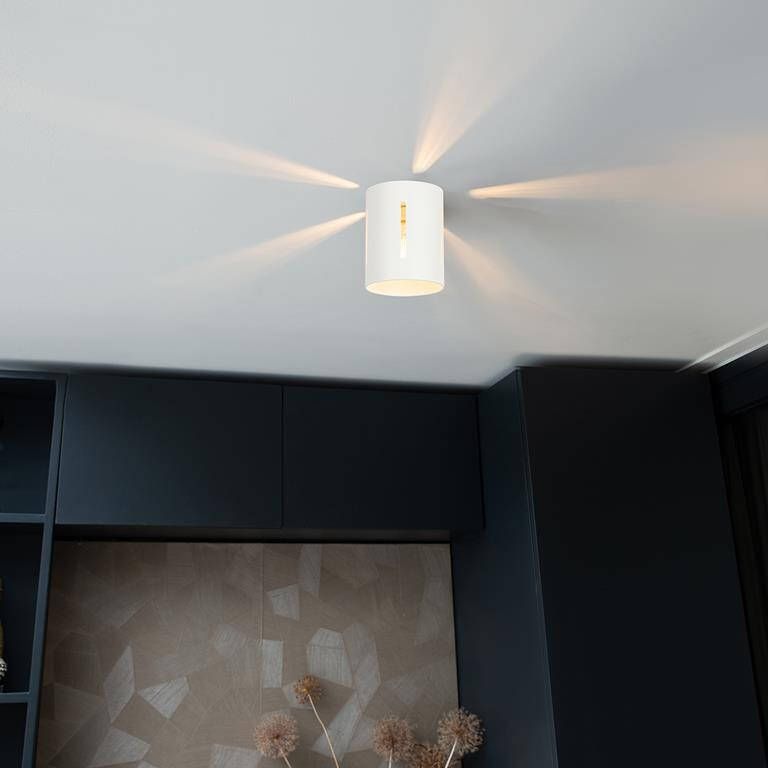 QAZQA Design plafondlamp wit Yana - Foto 1