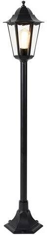 QAZQA Smart staande buitenlamp zwart 125 cm incl. Wifi ST64 New - Foto 2
