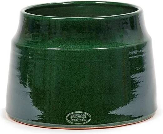 Serax Bloempot Groen-Donker groen D 25 cm H 20 cm - Foto 1