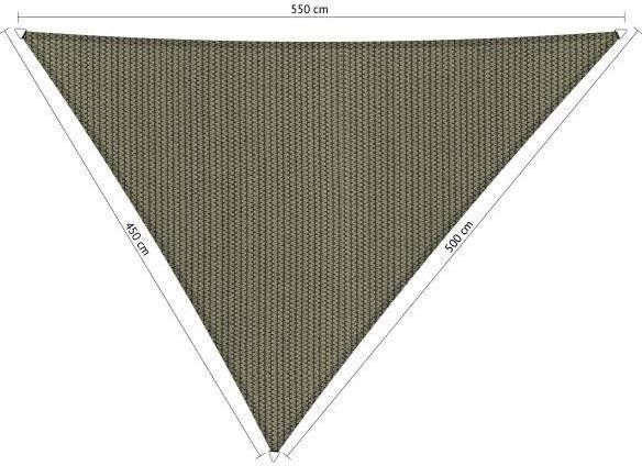 Shadow Comfort driehoek 4 5x5x5 5m Desert Storm