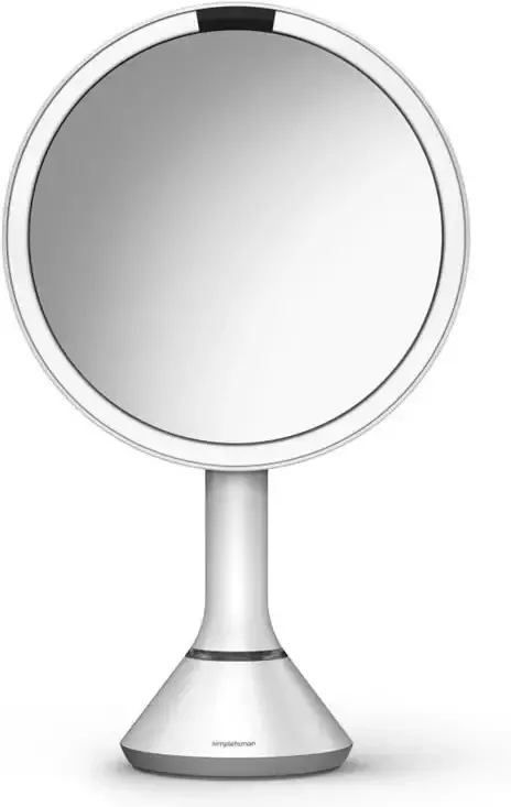 Simplehuman Spiegel met Sensor Rond 5x Vergroting Wit Simplehum - Foto 1