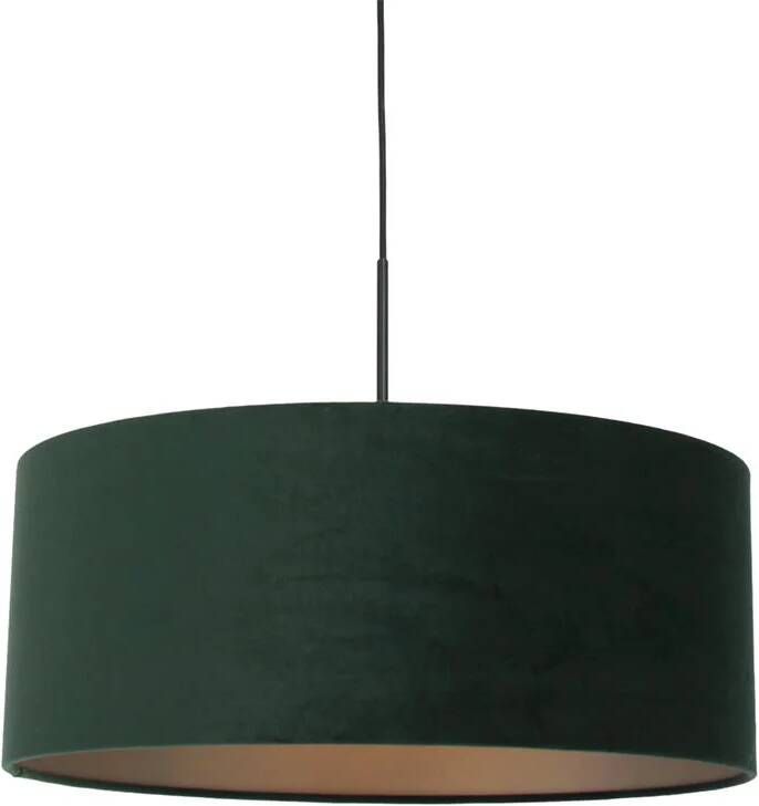 Steinhauer Sparkled Light hanglamp groen velvet kap