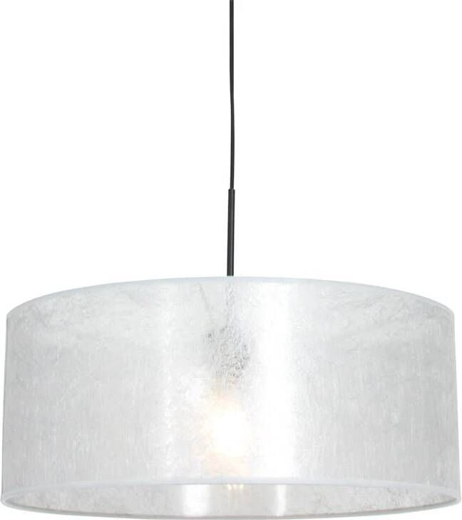 Steinhauer Sparkled Light hanglamp zilveren sizoflor kap