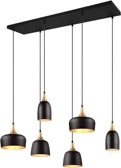 Trendhopper Hanglamp Chiraz mat zwart Excl. 6x E27 4 9W