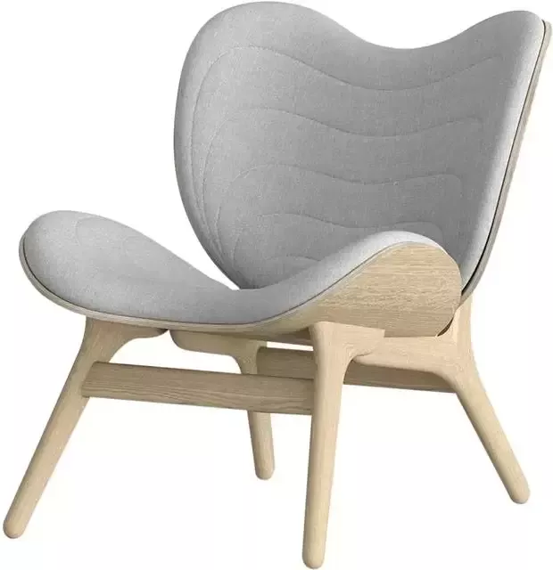 Umage A Conversation Piece houten fauteuil silver grey