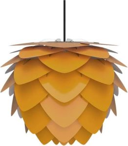 Umage Aluvia Medium hanglamp saffron yellow met koordset zwart Ø