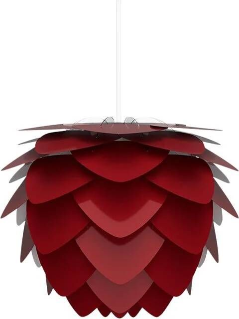 Umage Aluvia Mini hanglamp ruby red met koordset wit Ø 40 cm