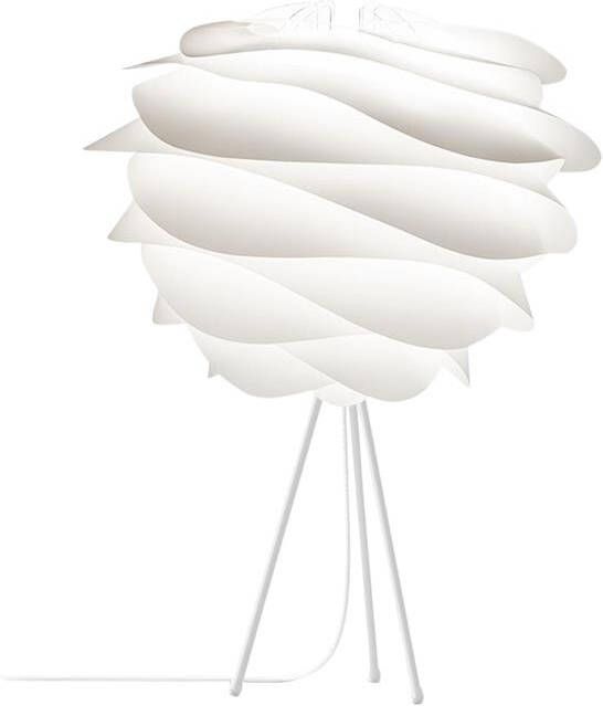 Umage Carmina Medium tafellamp white met tafel tripod wit Ø 48 cm