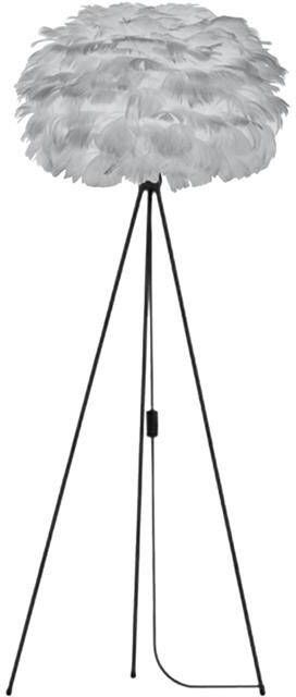 Umage Eos Large vloerlamp light grey met tripod zwart Ø 65 cm