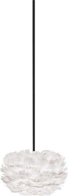Umage Eos Micro hanglamp white met koordset zwart Ø 22 cm