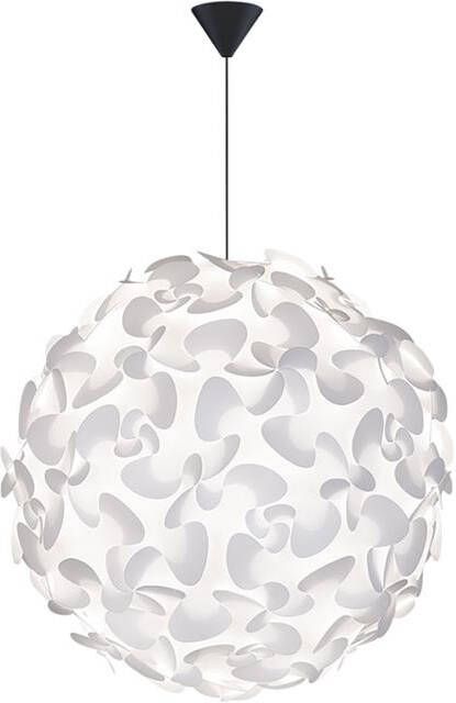 Umage Lora X-Large hanglamp white met koordset zwart Ø 75 cm