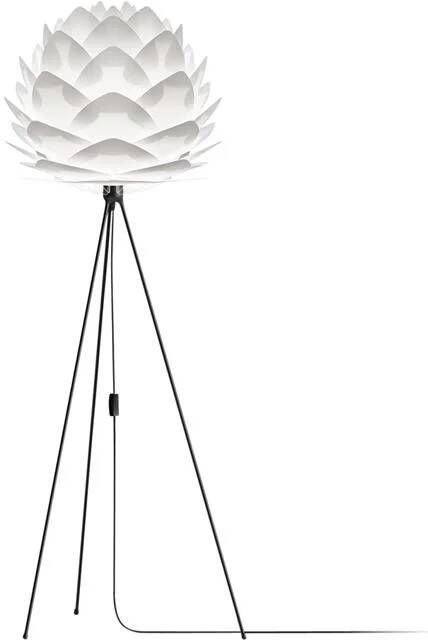 Umage Silvia Medium vloerlamp white met tripod zwart Ø 50 cm - Foto 1