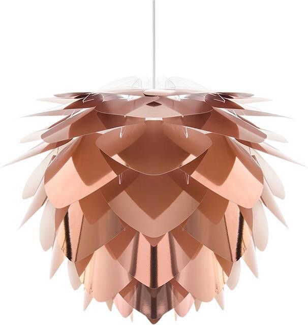Umage Silvia Mini hanglamp copper met koordset wit Ø 32 cm