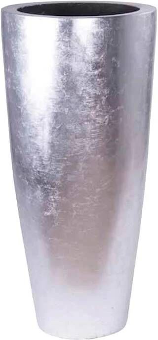 Vase The World Kentucky Bloempot Ø 47 cm Zilver