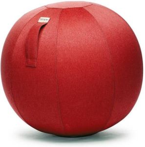 Vluv BOL LEIV zitbal 60-65cm The Original volwassenen ergonomisch Ruby red