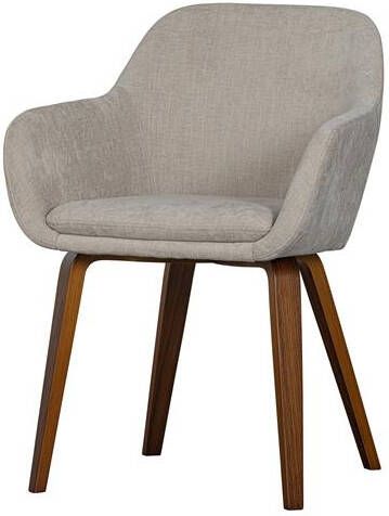 Vtwonen Eetkamerstoel Base Hout Zand Set van 2