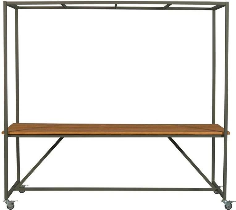 Vtwonen Outdoor Eettafel Blue Sky Met decoframe 220 x 97cm Bruin - Foto 4