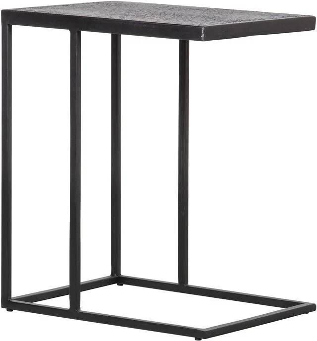 WOOOD Bijzettafel U-vorm Buiten Febe- Metaal Zwart 55x45x35 - Foto 3