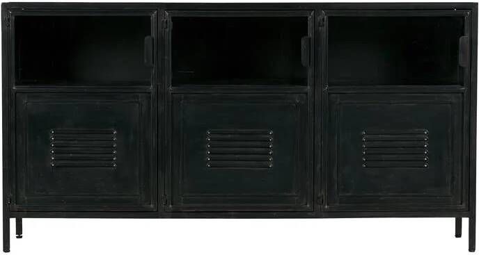 WOOOD Ronja Dressoir Metaal Zwart 143x75 5x37 - Foto 7