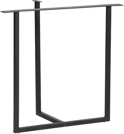 Woood Tablo W-Poot Kd 1 stuks Metaal Zwart 79x72x37
