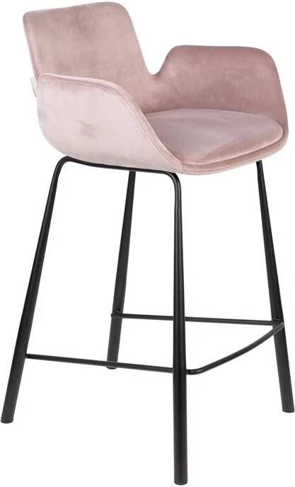 Zuiver Brit Barkruk Roze