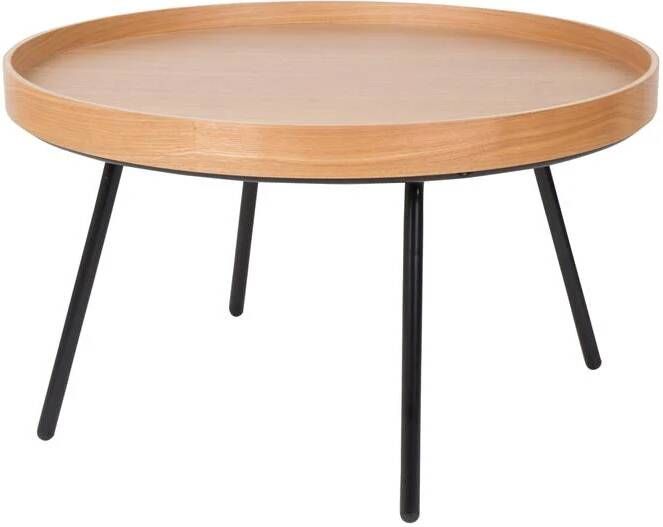 Zuiver Oak Tray Bijzettafel Rond 78 cm Eikenhout Bruin} - Foto 4