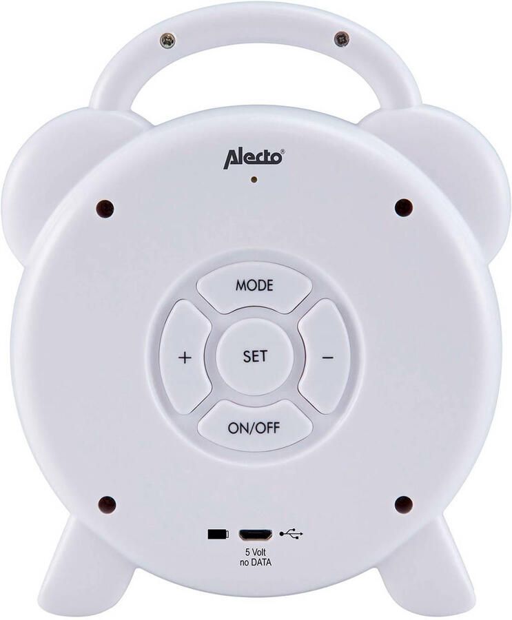 Alecto Slaaptrainer nachtlampje en wekker BC-100 Wit - Foto 2