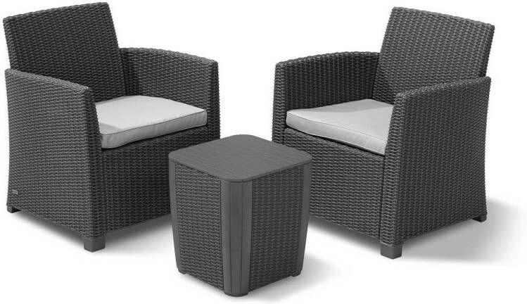 Allibert loungestoelen set Mia Duo Luzon tafel - Foto 3