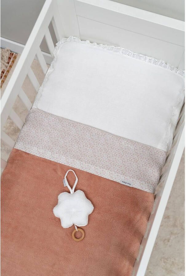 Baby's Only katoenen baby hoeslaken ledikant 60 x 120 cm wit