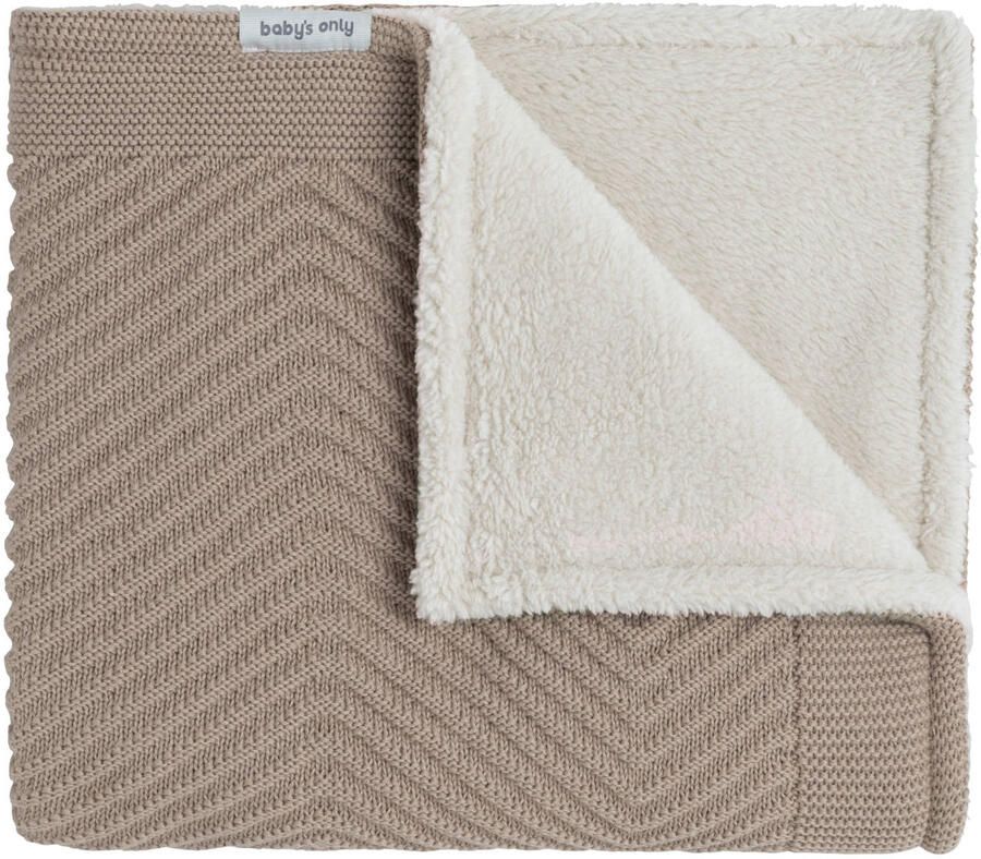 Baby's Only ledikantdeken Grace met teddy beige