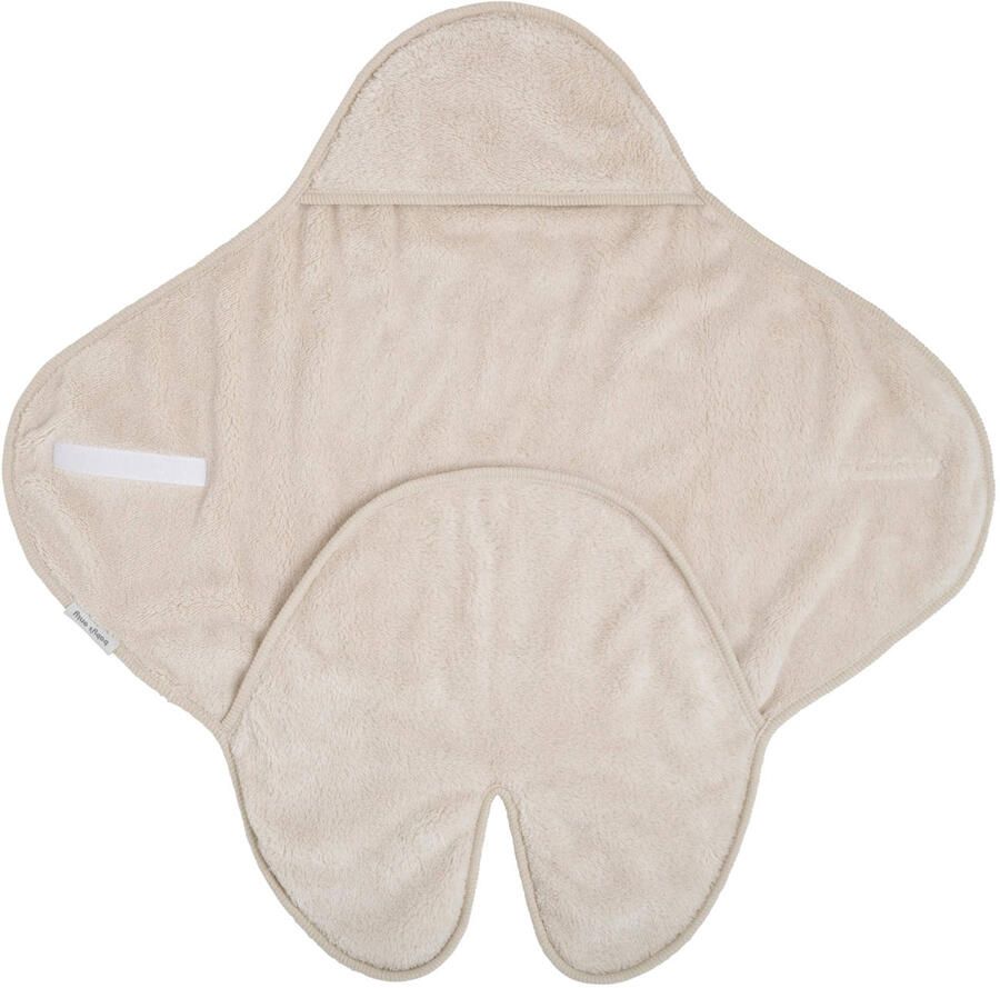 Baby's Only wikkeldeken met voetjes Cozy autostoel 0+ 5-puntsgordel warm linen