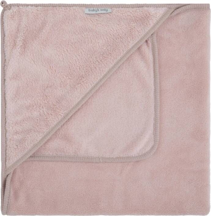 Baby's Only wikkeldeken Cozy 75x75 cm 5-puntsgordel oud roze