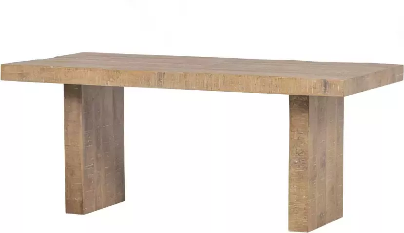 BASICLABEL Balk Eettafel Mangohout Naturel 76x180x90 - Foto 3