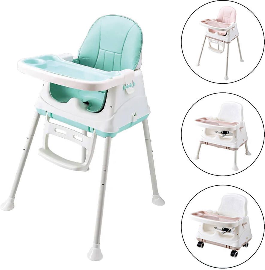 Bebies First Kinderstoel 2 In 1 Groen - Foto 3