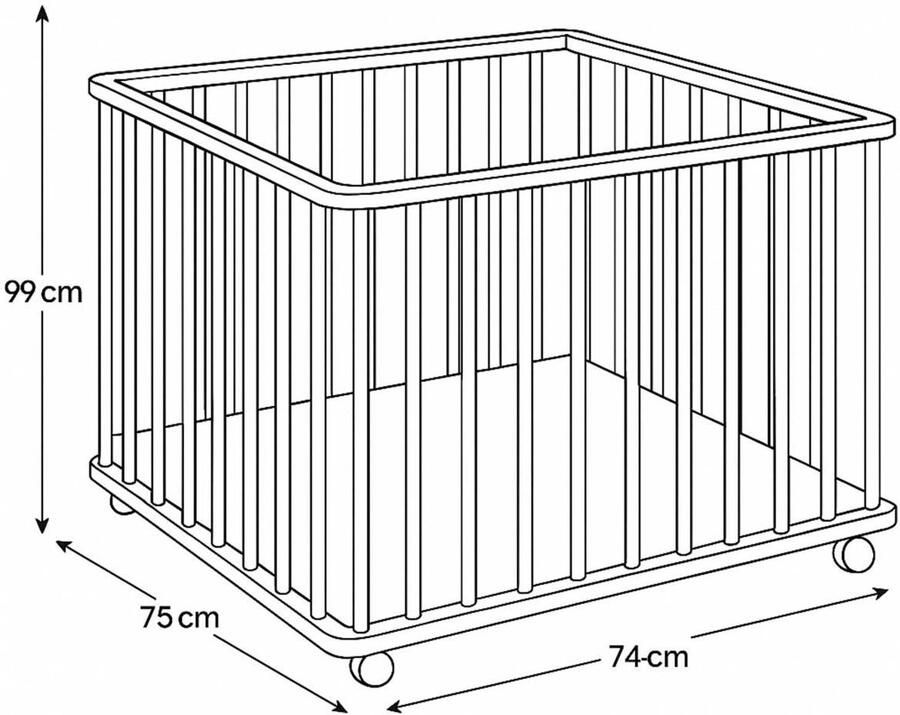 Bebies First Opvouwbare Baby Box Liam Beech - Foto 2