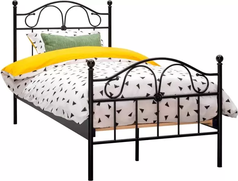 Beter Bed Beddenreus Quincy Metalen Bedframe 90x200 cm Zwart - Foto 4