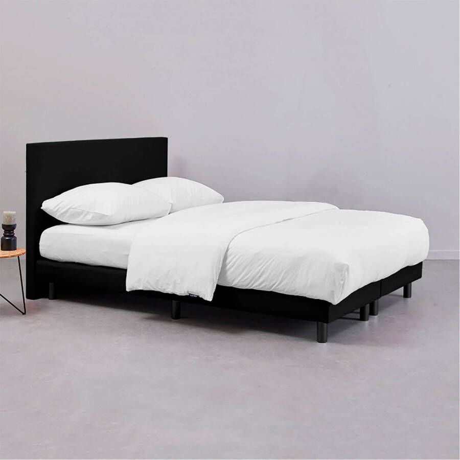 Beter Bed Basic Beddenreus Box Colorado vlak met gestoffeerd matras Tweepersoons 140 x 200 cm Zwart - Foto 2